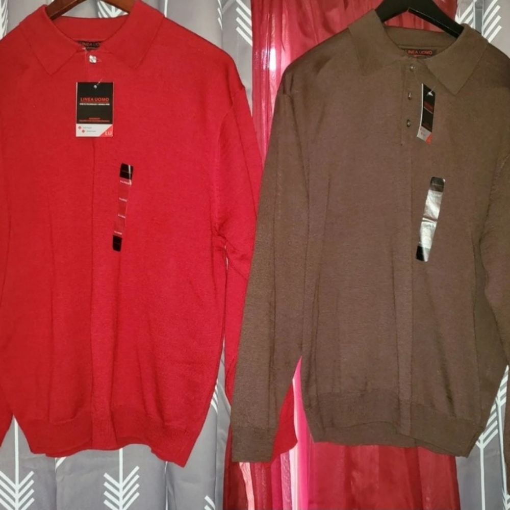 2 Linea Uomo Men's Wool Blend Sweaters